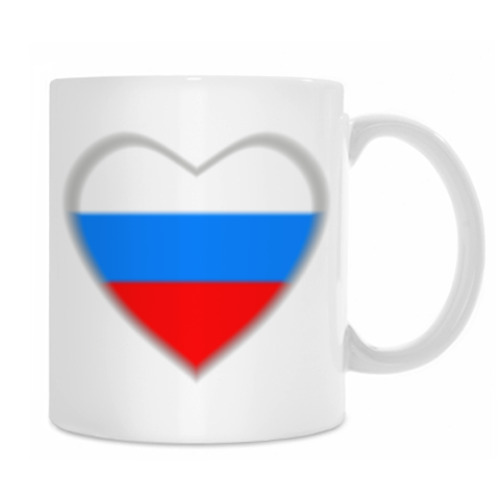 Кружка с принтом Россия будет свободна!