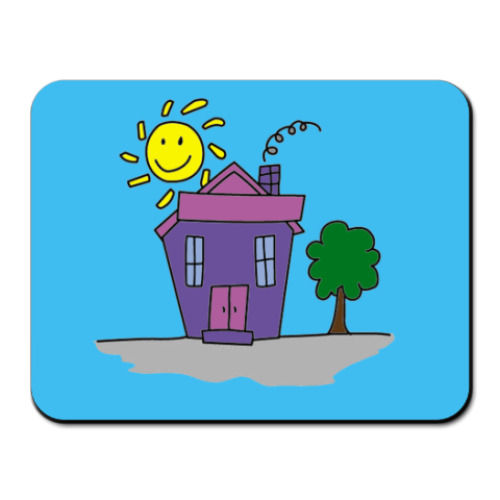 Коврик для мыши 'Жилой домик'