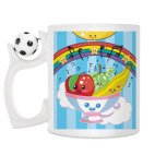Кружка с футбольным мячиком