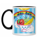 Кружка двухцветная