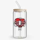 Банка с бамбуковой крышкой