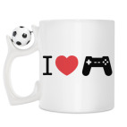 Кружка с футбольным мячиком