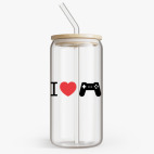 Банка с бамбуковой крышкой