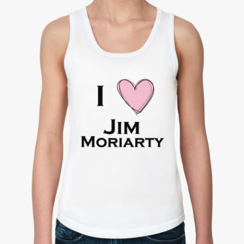 Женская майка I love Jim Moriarty