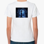 Женская футболка, белая