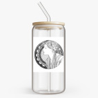 Банка с бамбуковой крышкой