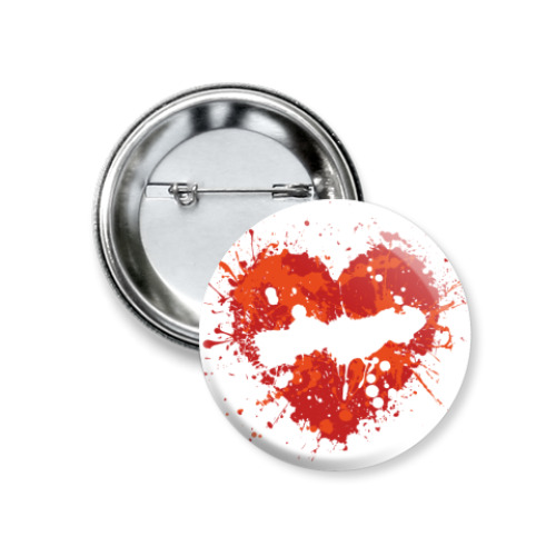 Значок 37мм Любовь