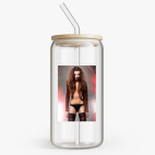 Банка с бамбуковой крышкой