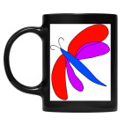 Кружка цветная UV-DTF