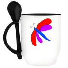 Кружка с ложкой