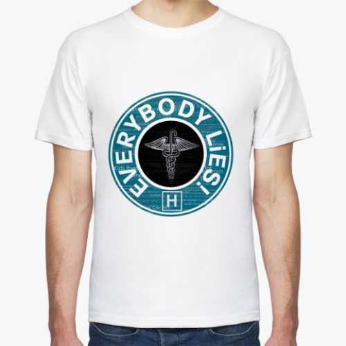 Футболка с принтом  everybodlies!