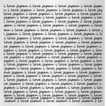 I love Japan