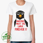 Женская футболка органик