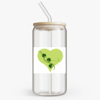 Банка с бамбуковой крышкой