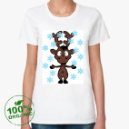 Женская футболка органик