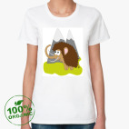 Женская футболка органик