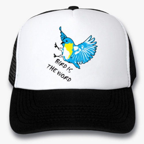 Кепка-тракер с принтом  Surfing Bird