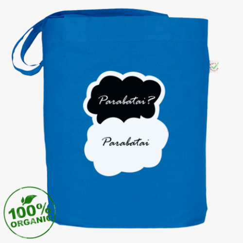 Сумка шоппер с принтом Парабатай