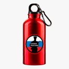 Металлическая бутылка 400 мл UV-DTF