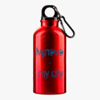 Металлическая бутылка 400 мл UV-DTF