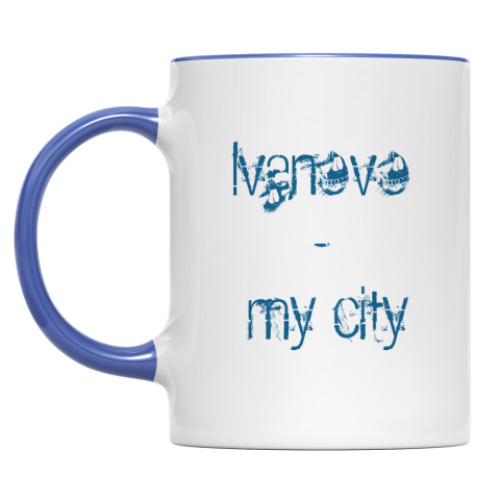 Кружка с принтом Мой город