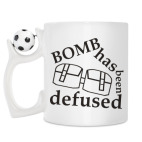 Кружка с футбольным мячиком