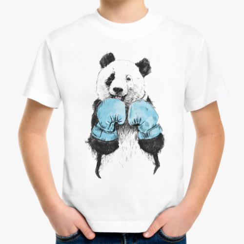 Детская футболка Панда боксер