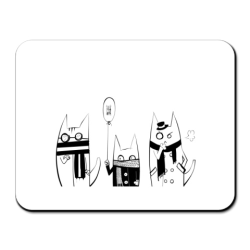 Коврик для мыши  Коты