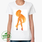 Женская футболка органик