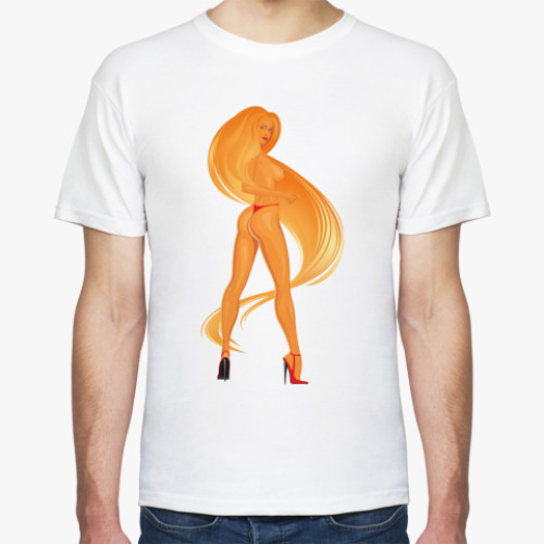 Футболка с принтом Стриптизерша