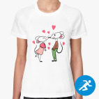 Женская спортивная футболка