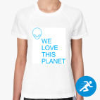 Женская спортивная футболка