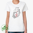 Женская футболка органик