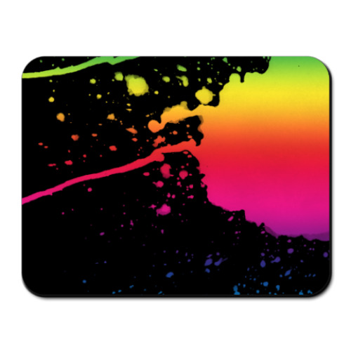 Коврик для мыши с принтом rainbow