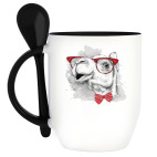 Кружка с ложкой