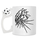 Кружка с футбольным мячиком