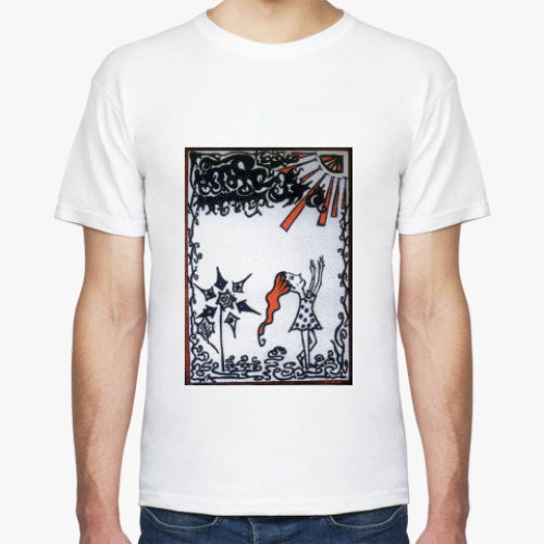 Футболка с принтом Рисунок