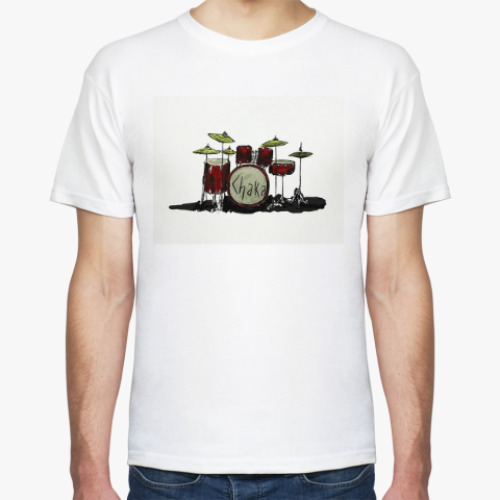 Футболка с принтом Chaka Drums