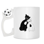 Кружка с футбольным мячиком