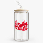 Банка с бамбуковой крышкой