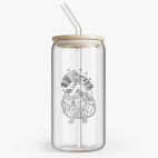 Банка с бамбуковой крышкой