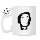 Кружка с футбольным мячиком