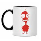 Кружка двухцветная