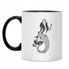 Кружка двухцветная