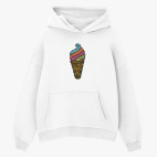 Толстовка худи оверсайз