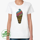 Женская футболка органик