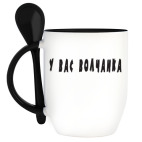 Кружка с ложкой