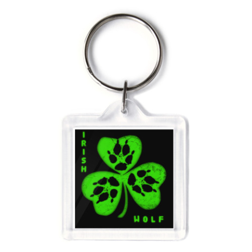 Брелок с принтом  Irish wolf