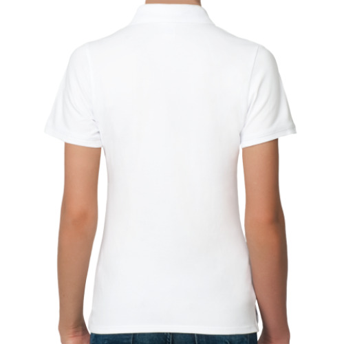 Женская рубашка поло (печать)  Невеста