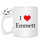 Кружка с футбольным мячиком